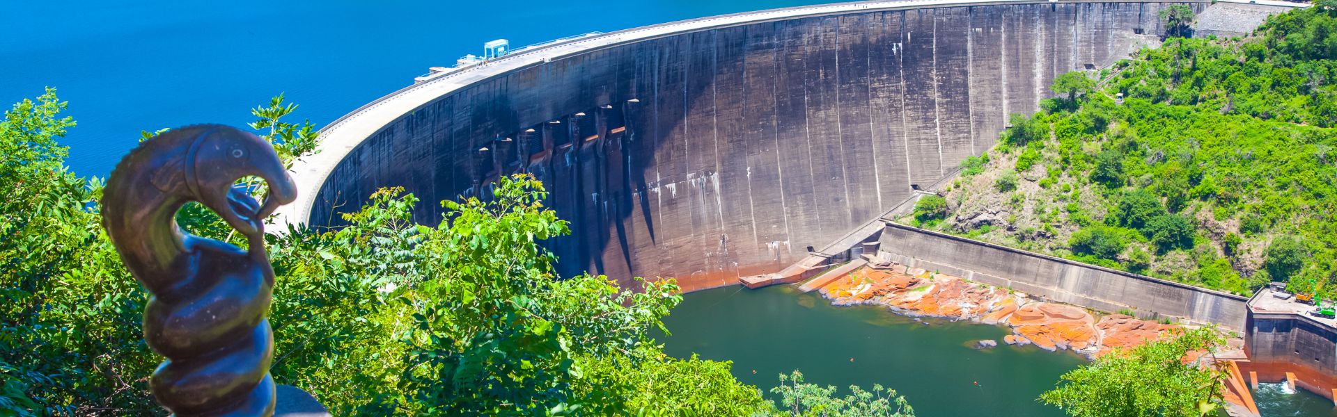 Nyaminyami and Zambezi-themed Kitapo Spirits banner with African river and mythology elements